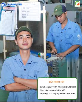 Sinh viên ngành Cơ khí K25 CTIM thực tập tại Công ty TNHH ISHISEI